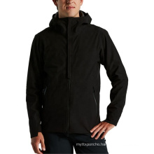 Wholesale Rain Jackets with Hood Rain Shell for Riding Black Waterproof Jacket